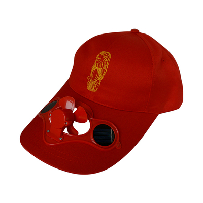 Solar fan cap